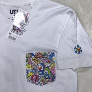 Takashi MURAKAMI x DORAEMON Pocket T-Shirt NWT